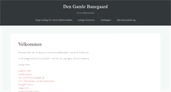 Desktop Screenshot of dengamlebanegaard.dk